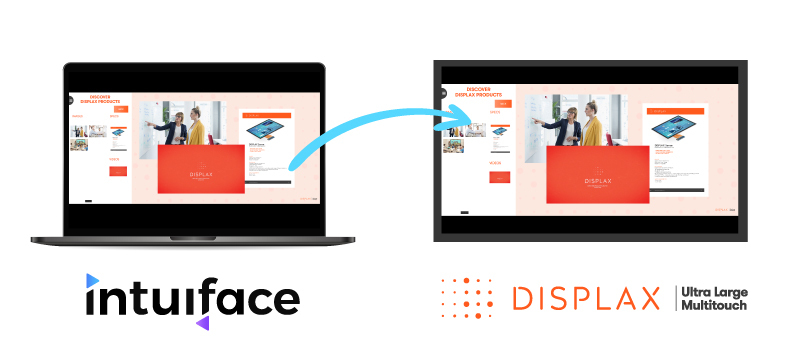 Press Release: DISPLAX + Intuiface: The alternative for